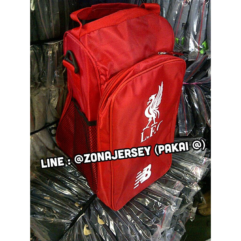 Tas Sepatu Bola Futsal Liverpool Red NB