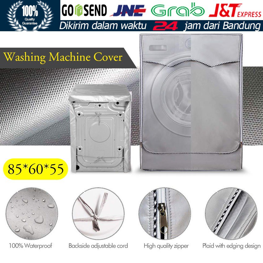 Waterproof Cover For Washer Sunscreen Washing Machine Penutup Mesin Cuci Melindungi dari Sinar UV