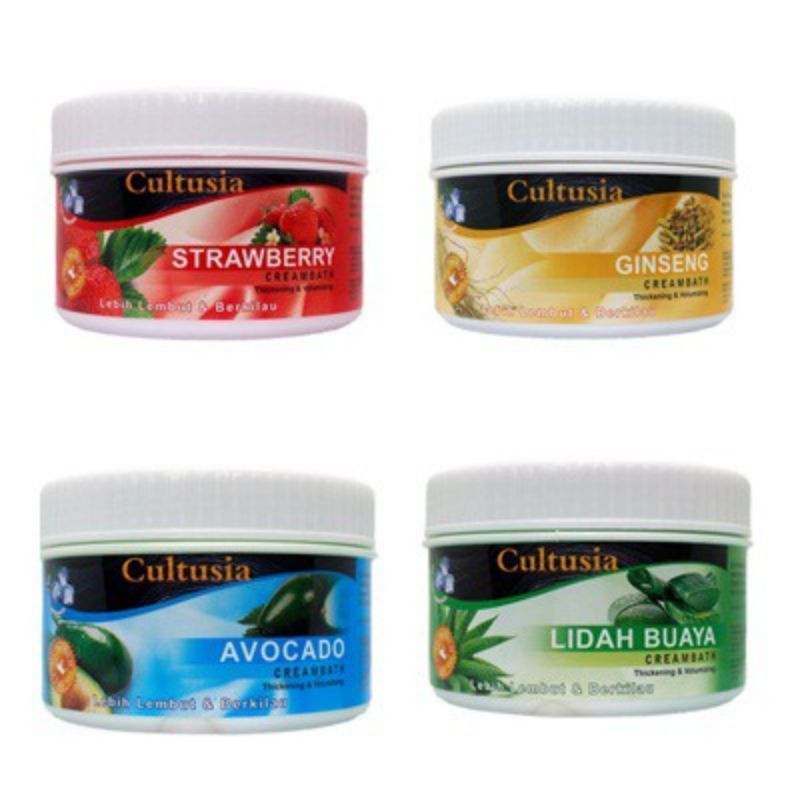 Cultusia Creambath 250ML Original BPOM Halal / Perawatan Rambut Pria Wanita / Creambath