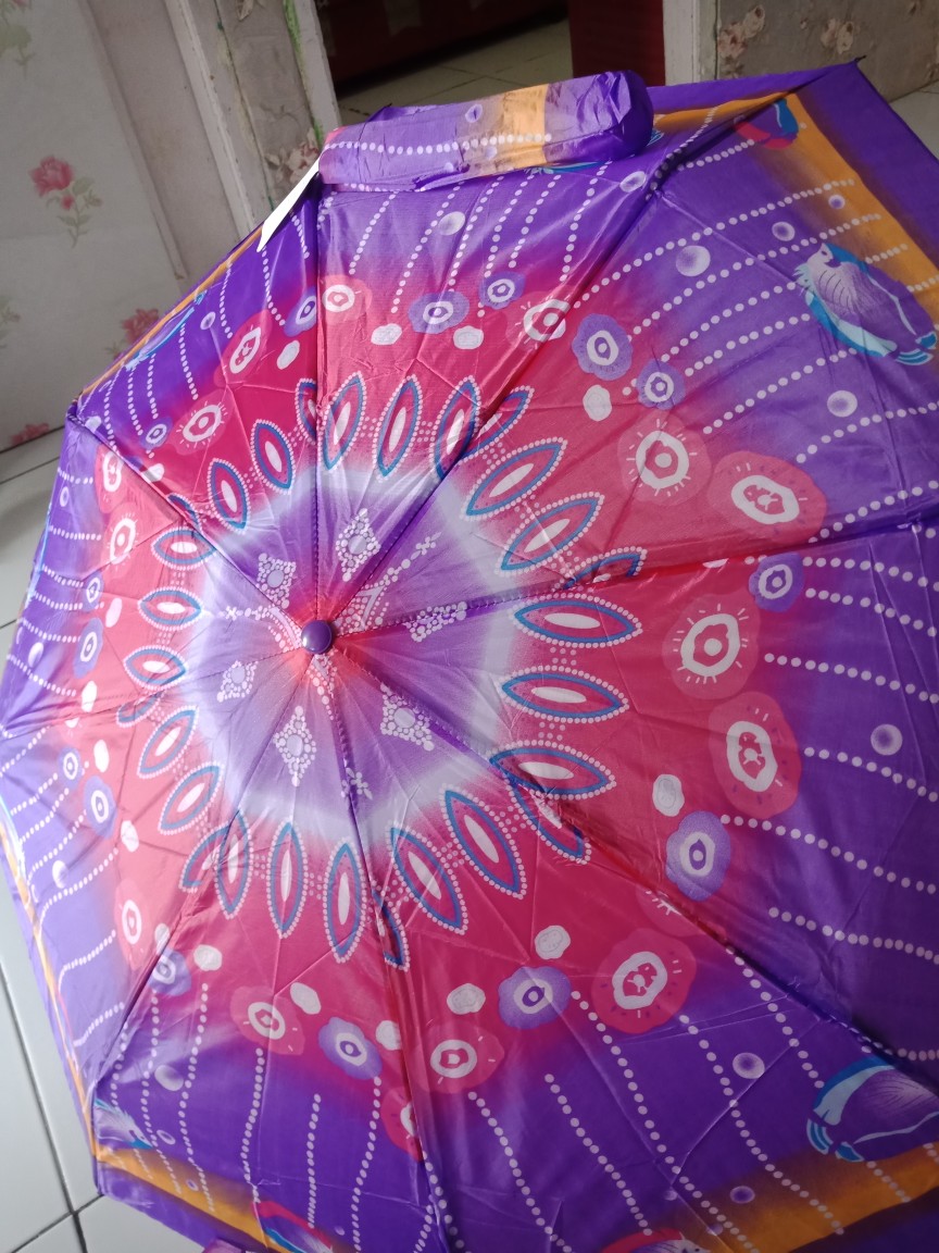 [pl01] Payung Lipat Umbrella Motif Unyu Random Colour Murah Meriah