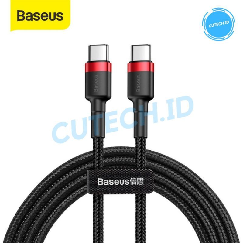 BASEUS KABEL DATA  CHARGING TYPE C TO C 60WATT