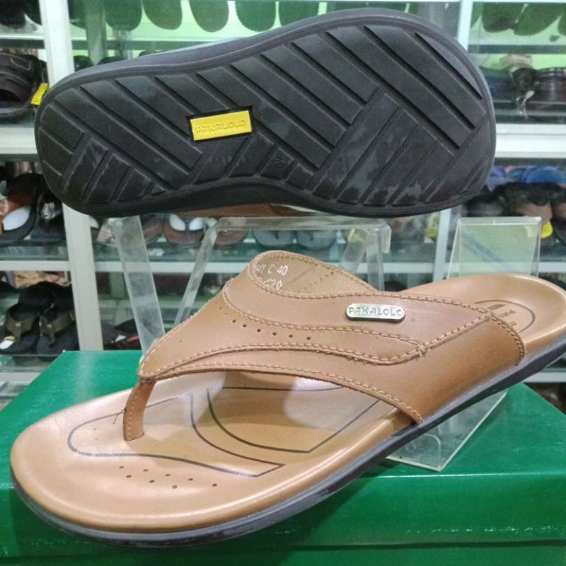 sandal kulit asli pria PAKALOLO N0841 jepit dijamin ORI 1000%