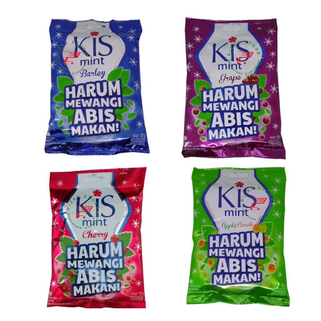 Permen Kis 125gr  4 varian