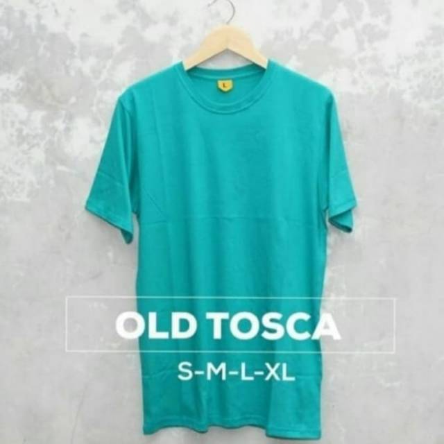 Kaos polos Cotton combed 30s OLD - ijo tosca