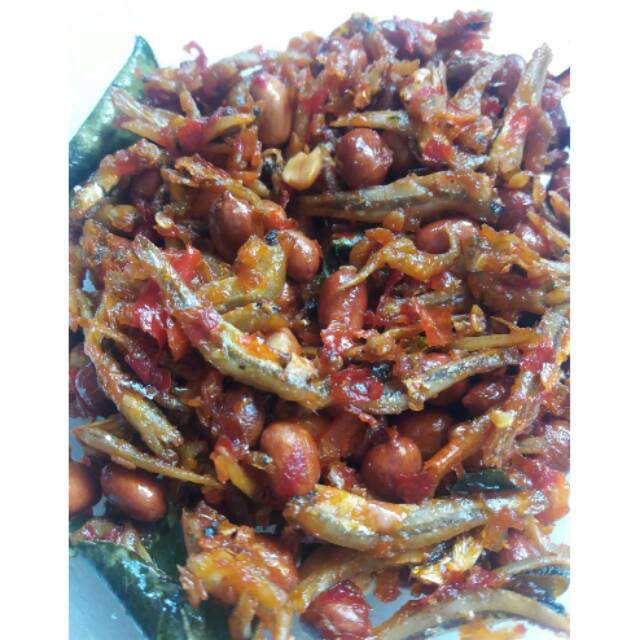 

Sambal teri kacang pedas