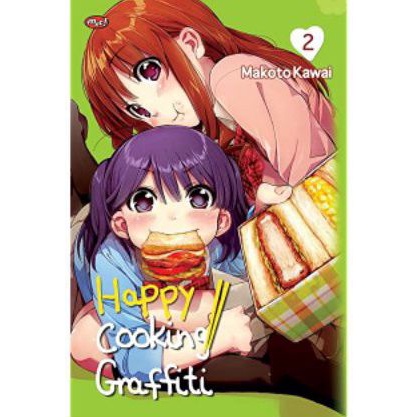 Buku Komik Happy Cooking Graffiti vol. 2 by Makoto Kawai - Komik Manga Jepang Baru Segel
