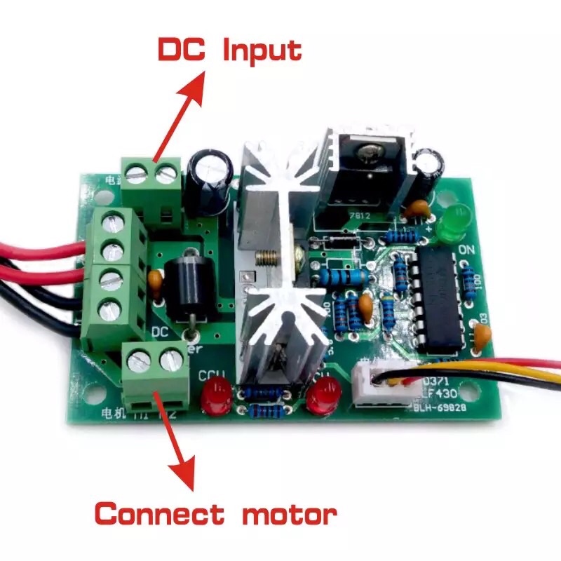 Dimmer DC Control speed CW CCW DC 10v - 35v 20A