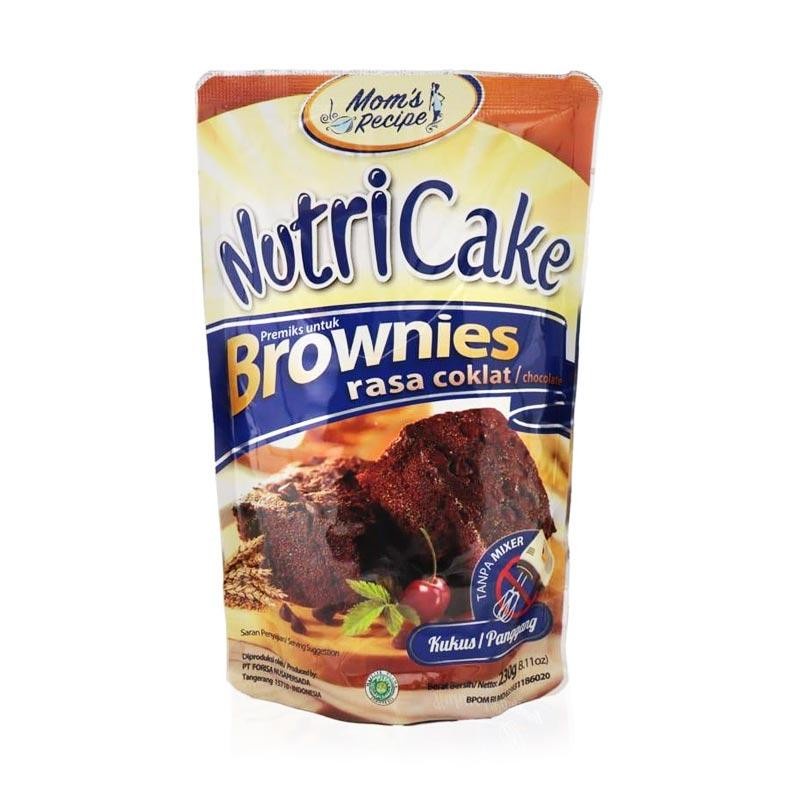 

NUTRICAKE BROWNIES MOM'S RECIPE 230 GR (ALL VARIANT)