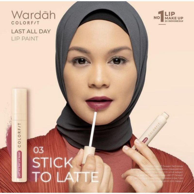 lip paint wardah colorfit/lip cream/lipstick/gincu