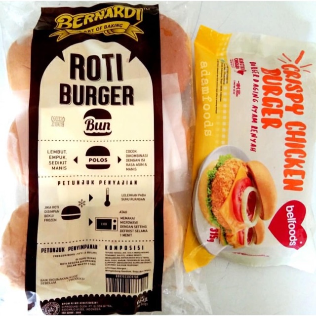 

Paket hemat bernardi burger polos 6