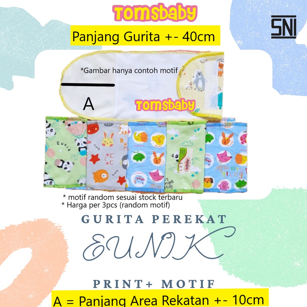 EUNIK (3pcs) Gurita Bayi dengan Perekat SNI