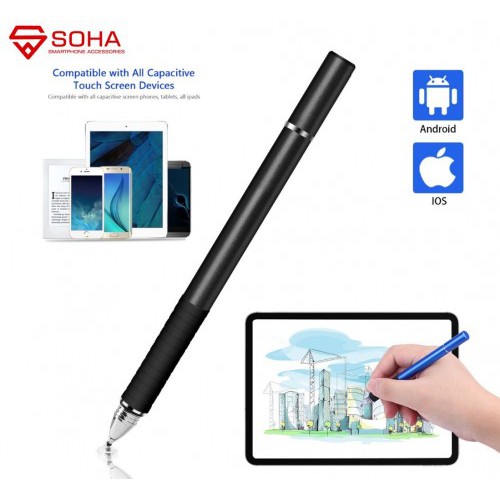 STY-014 SOHA 2 in 1 Touch Stylus Pen Model Jot Pro Universal Dukung Semua Smartphone Androi