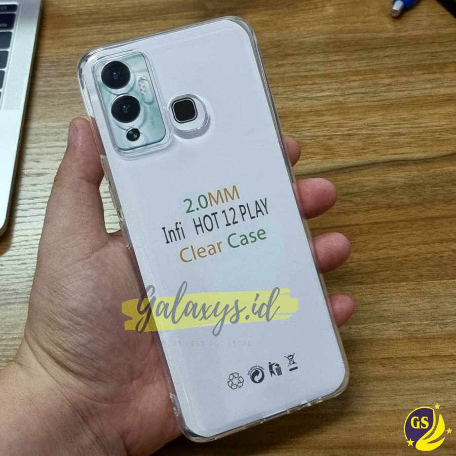 CLEAR CASE INFINIX HOT 12 12I 12 PLAY / NOTE 12 Soft case Clear 2.0mm Case Bening Transparan Ultra Casing Clear Case Premium Crystal Case Ultra