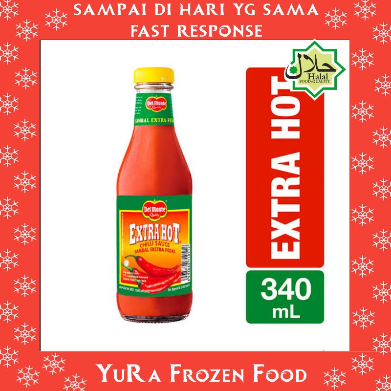 

DELMONTE Saus Sambal Extra Hot 340 ml Saos