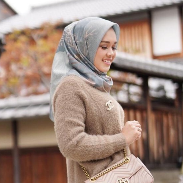 Buttonscarves Ginkgo Pistachio Preloved