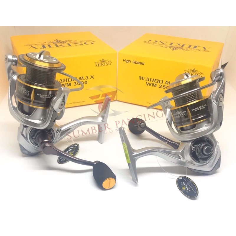REEL SPINNING AJIKING WAHOO MAX 2500 3000