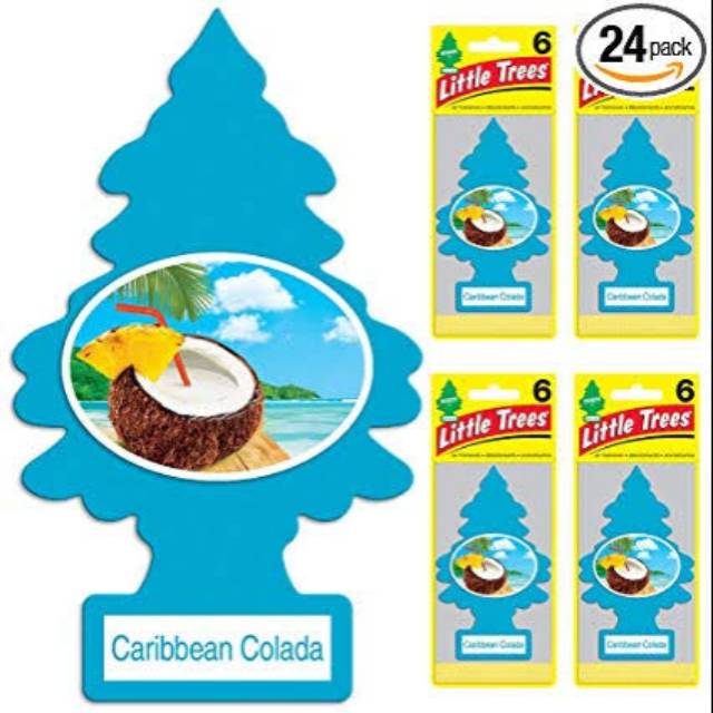 Pewangi mobil little trees carribean colada