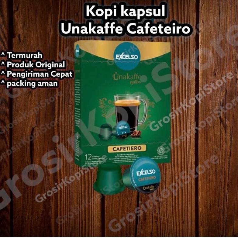 

PROMO Kopi Kapsul Unakaffe Excelso- Cafeteiro