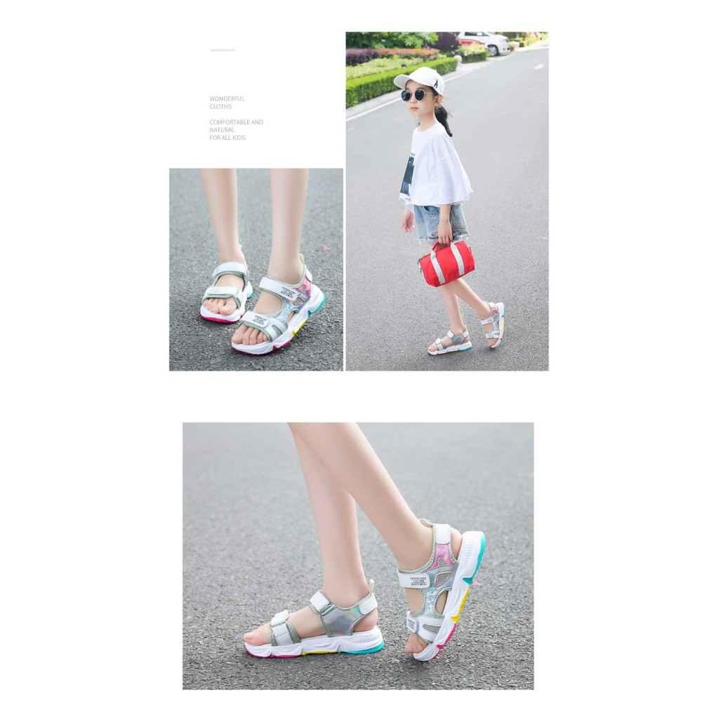 [Tokobig] Edrea Sepatu Sandal Anak Import Size 27-38 Usia 4-9 Tahun
