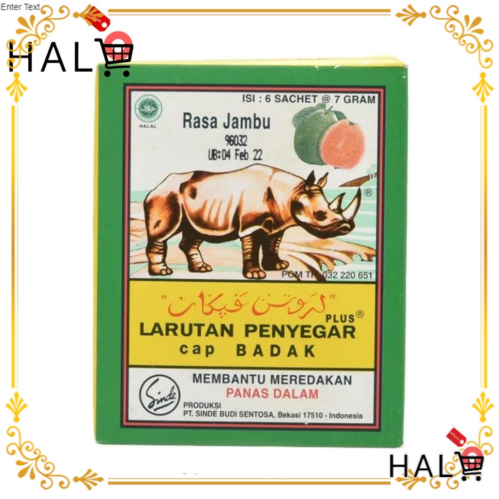 Larutan SACHET CAP BADAK JAMBU