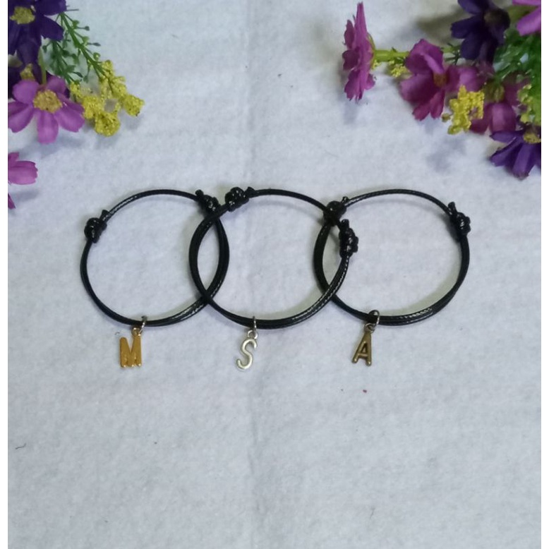 Gelang Couple Liontin Gantung Gelang Tali