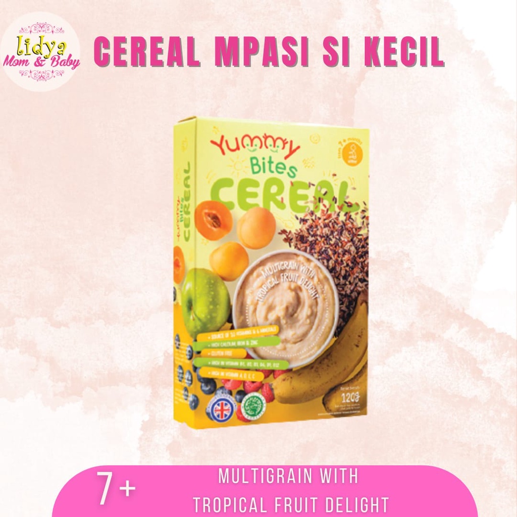 Yummy Bites Cereal Makanan Mpasi Original Baby 6+ Bubur cereal By Lidyamomnbaby