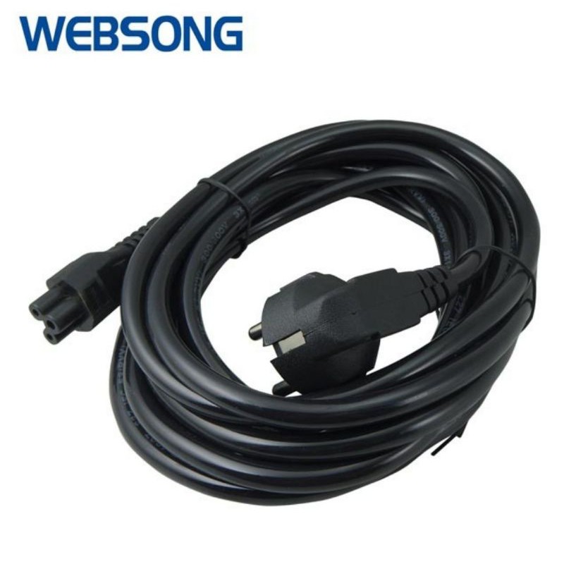 Kabel Power 3 Pin Laptop 5M 0.15x1mm OD7.0 1000watt WEBSONG