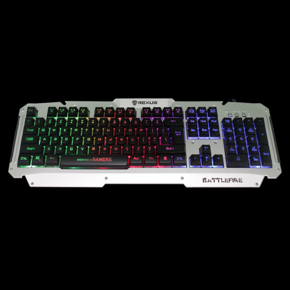 keyboard gaming pc laptop - keyboard gamers Keyboard Gaming Rexus K9D Silver Semi Mechanical 19