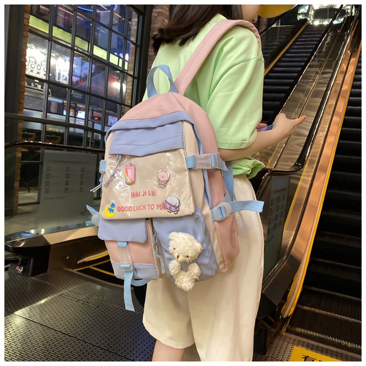 **STOCK HABIS** Tas Ransel Korea Tas Murah Backpack Wanita Tas Ransel Sekolah Tas Punggung Wanita TF7858