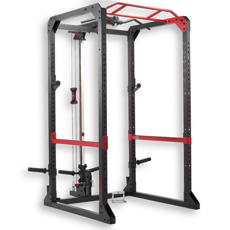 DOMYOS Rak Latihan Beban Chin-up / Squat / Bench Press / Back Work