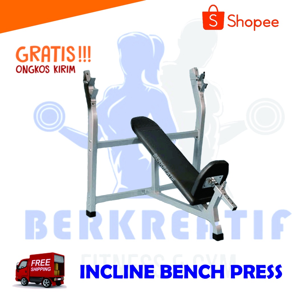 alat fitness  INCLINE  BENCH PRESS