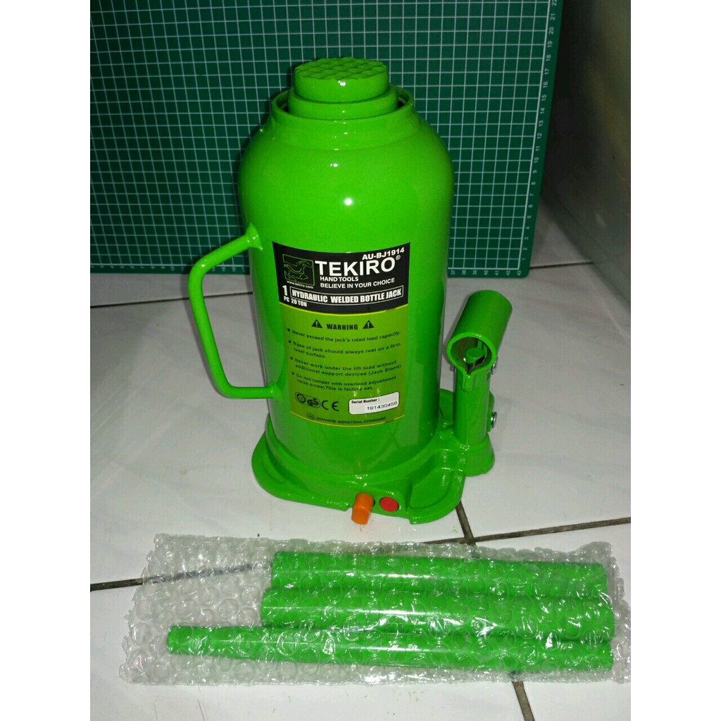 TEKIRO - DONGKRAK BOTOL 20 TON - DONGKRAK MOBIL HYDRAULIC - ORIGINAL