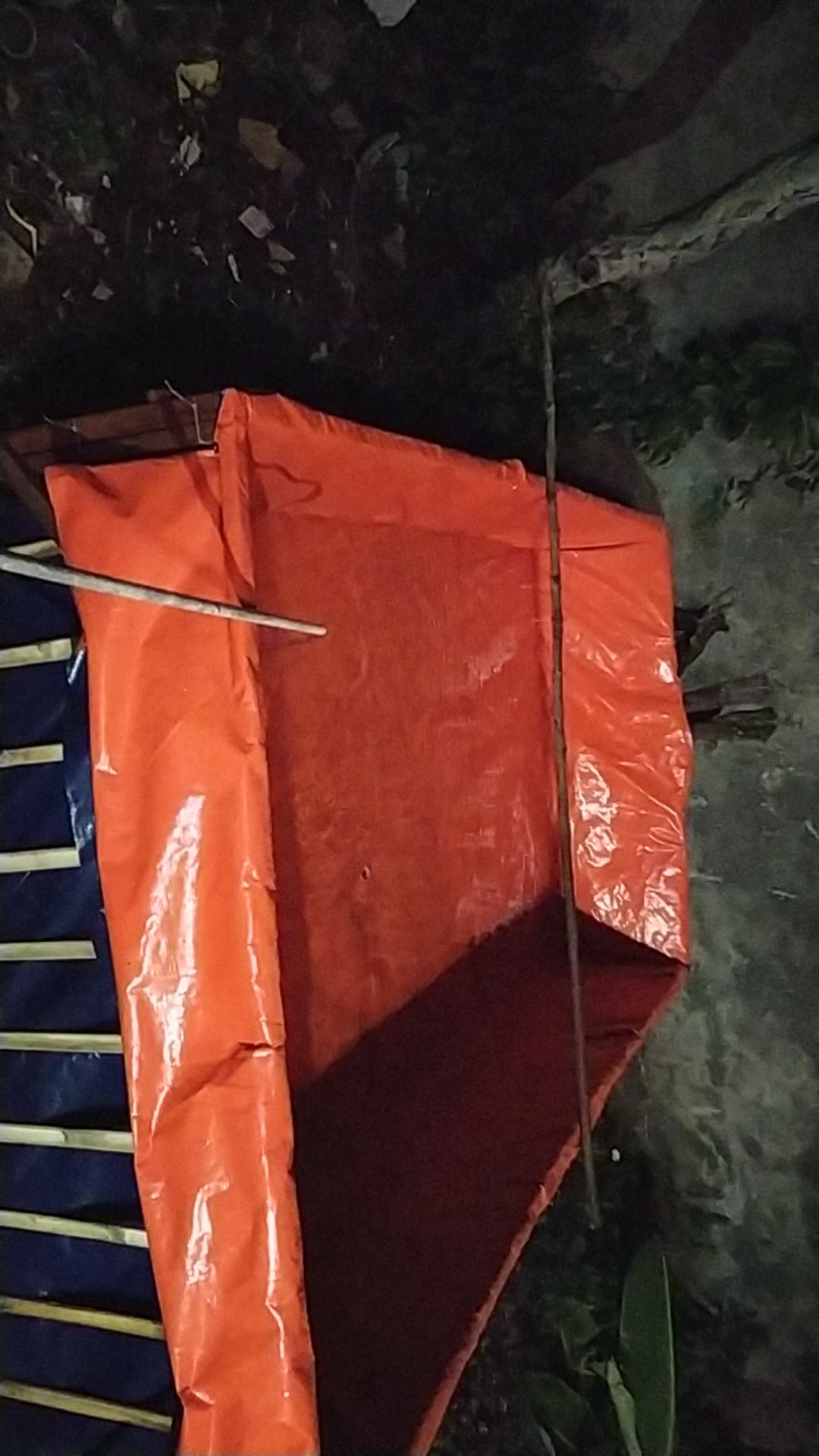 Terpal Jadi A5 Biru Orange Korea Sagitarius ( Ukuran Bebas / M2 )