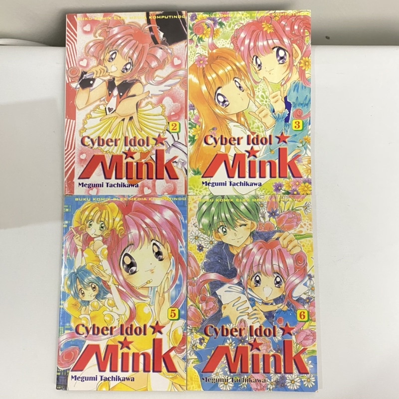 Buku Komik Elex Cabutan Bekas - Cyber Idol Mink vol 2 3 5 6 - Megumi Tachikawa
