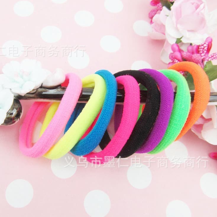 SHT simple elastic hair tie rope kunciran polos kuncir ikat rambut