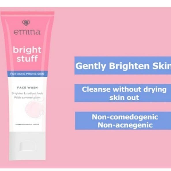 EMINA BRIGHT STUFF FOR ACNE PRONE SKIN FACE WASH 50ml