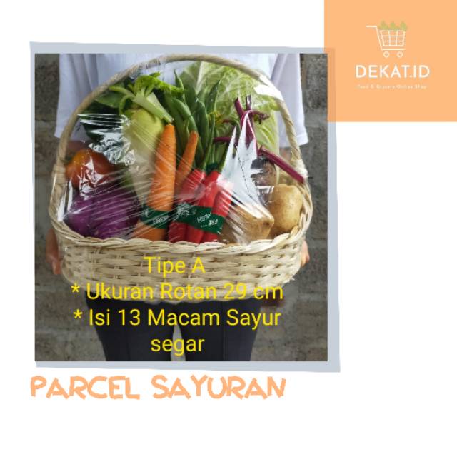 

Mini PARCEL SAYURAN, KADO ULTAH, HAMPERS