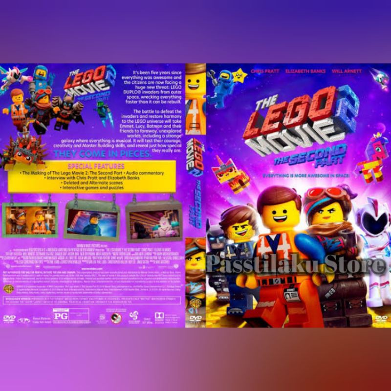Kaset Film Animasi - THE LEGO MOVIE 2 - THE SECOND PART - 2019 - HD