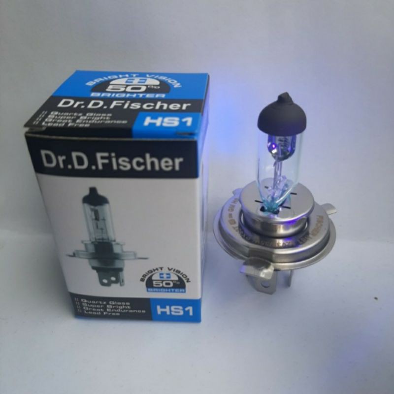 LAMPU HALOGEN HS1 35/35W FOR VISION, CBR, SCOOPY DR.D.FISCHER GERMANY