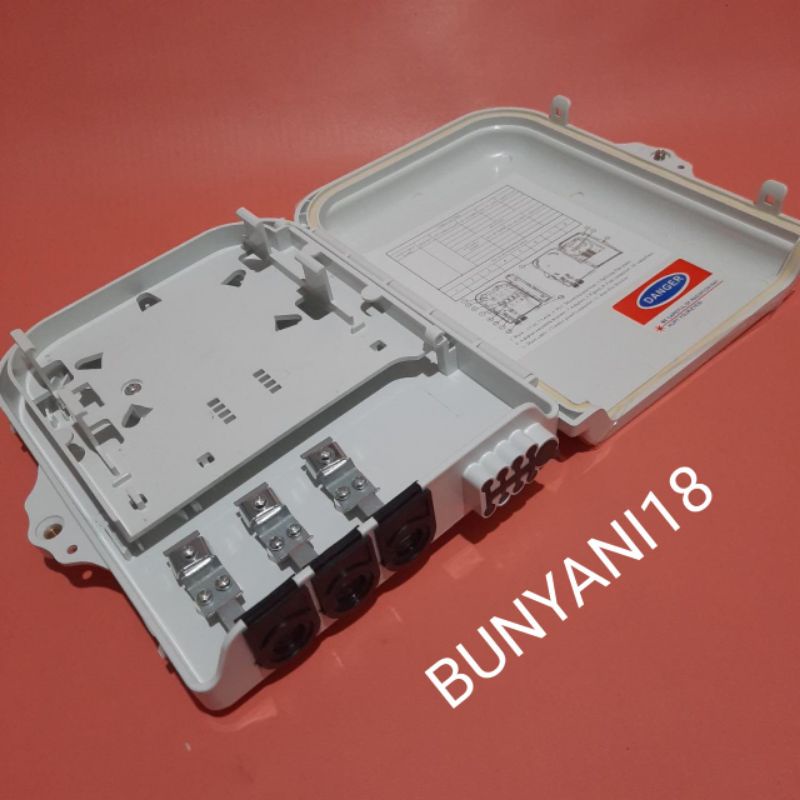 Mini ODP FDB Tiang Model PLC Box Fiber Optic Optical Distribution Point Box Kotak Fiber Optik