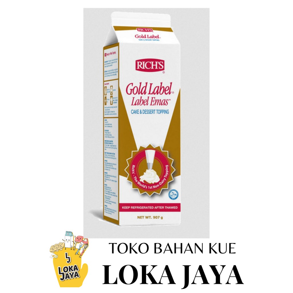 

RICH GOLD WHIP CREAM 907 GR (ONLY GRAB EXPRESS)