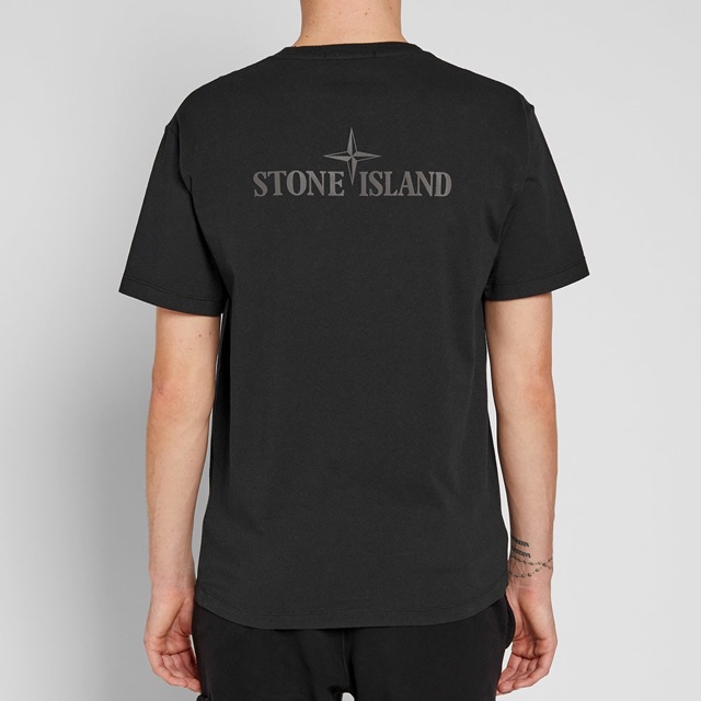 Kaos StoneIsland Reflective Print - Black