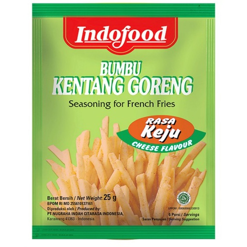 

Indofood Bumbu Kentang Goreng 25 gr Keju