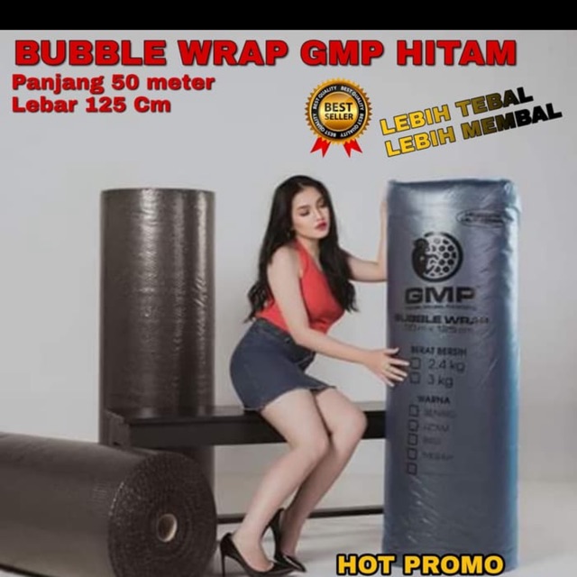 

BUBBLE WRAP GULUNGAN GMP ORIGINAL , HARGA 1 roll besar , BAHAN TEBAL DAN KUAT , PACKING