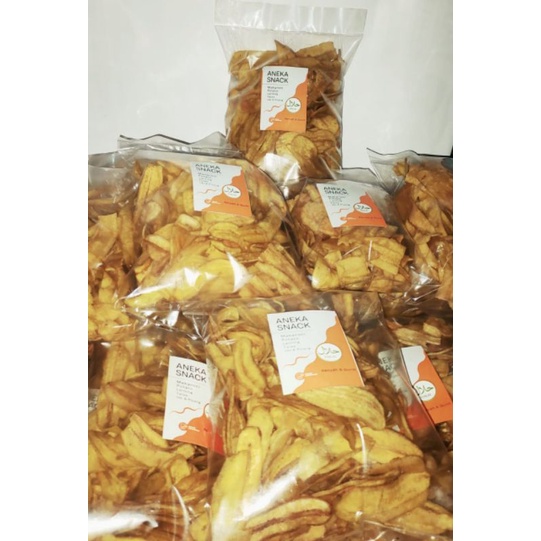 

kripik pisang kepok asli original non pegawet