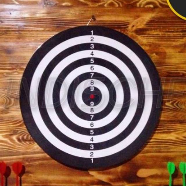 Dart Board Game Papan Lempar Panah Panahan Asli