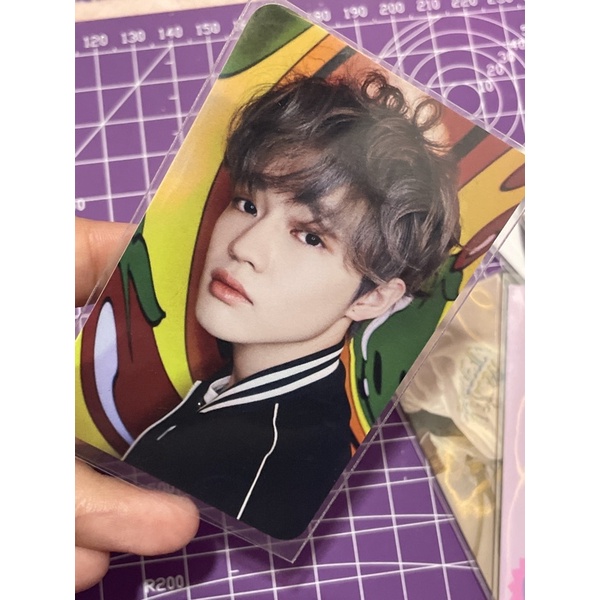(BOOKED)pc photocard photo holder keyring hot sauce chenle