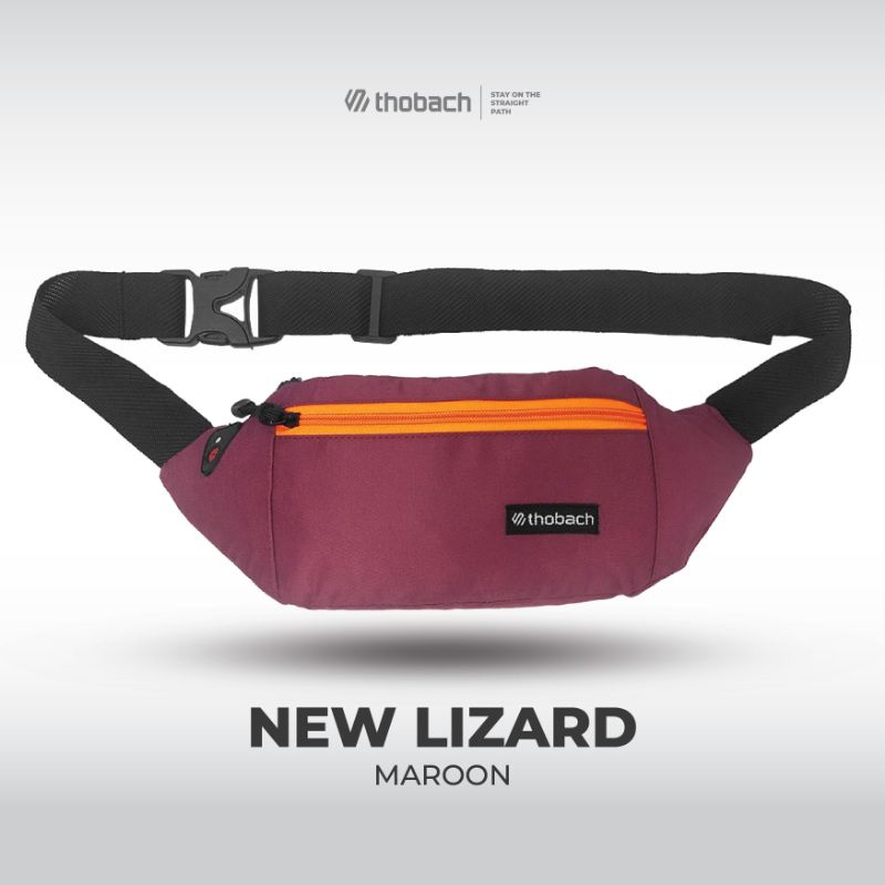 THOBACH-WAIST BAG LIZARD TAS PINGGANG PRIA WANITA