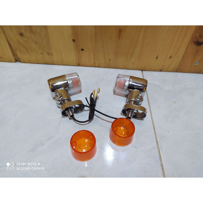 sein palu sen palu lampu riting variasi motor custom cb c70 honda cub