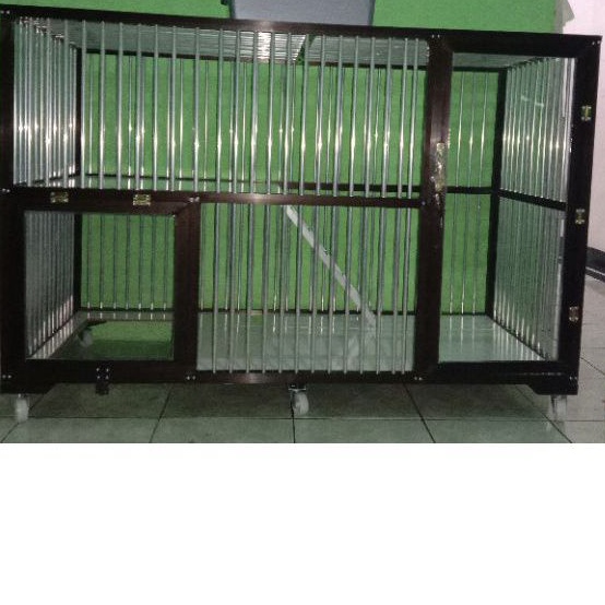 Kandang Kucing Alumunium 1 pintu Jumbo